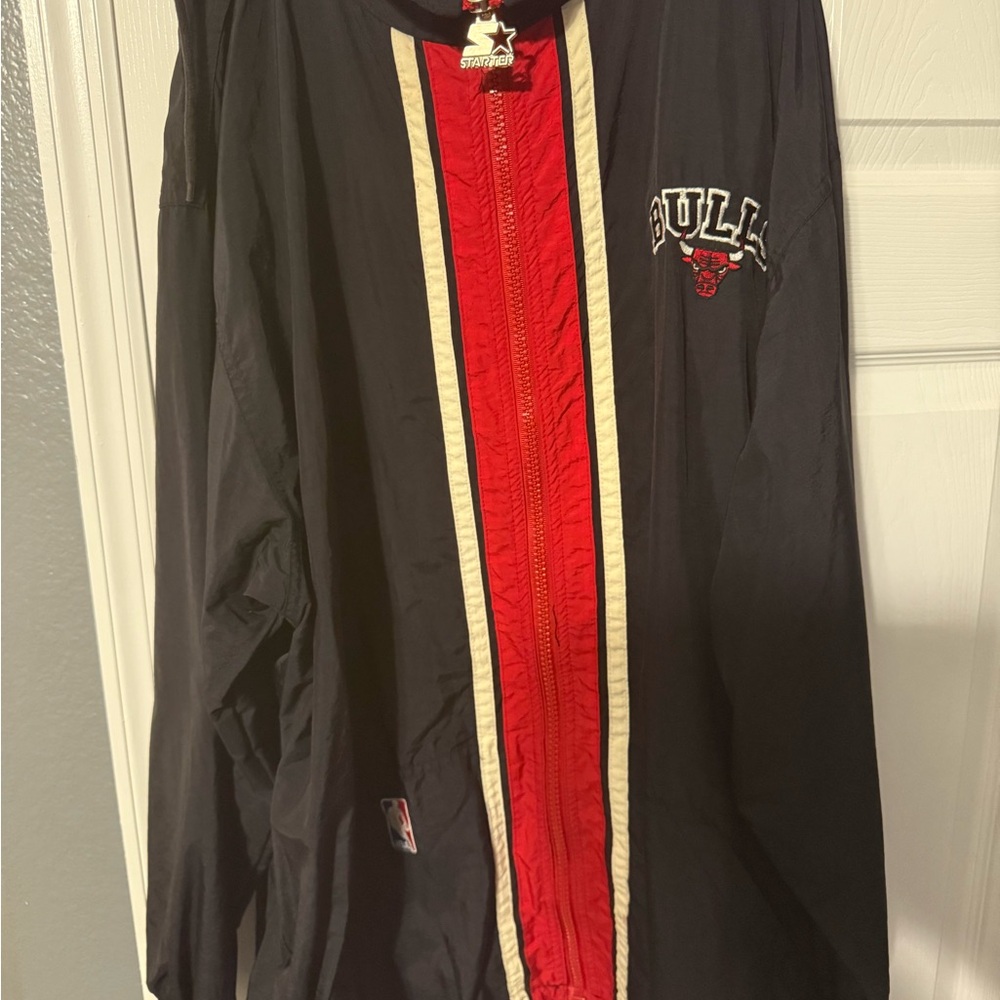 Chicago Bulls Windbreaker Starter Jacket